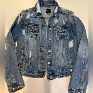 Fiore distressed Jean jacket